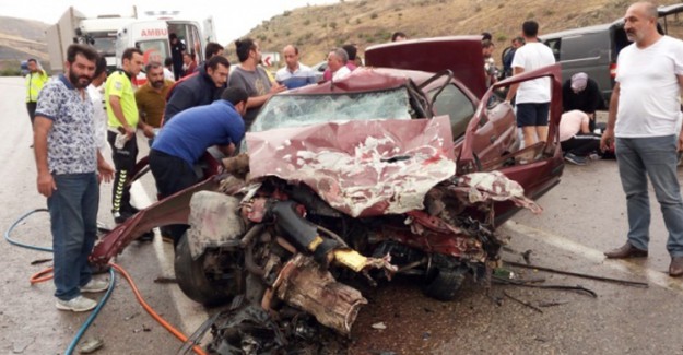Malatya'da Trafik Kazası Sonucu 1 Kişi öldü, 7 Kişi Yaralandı