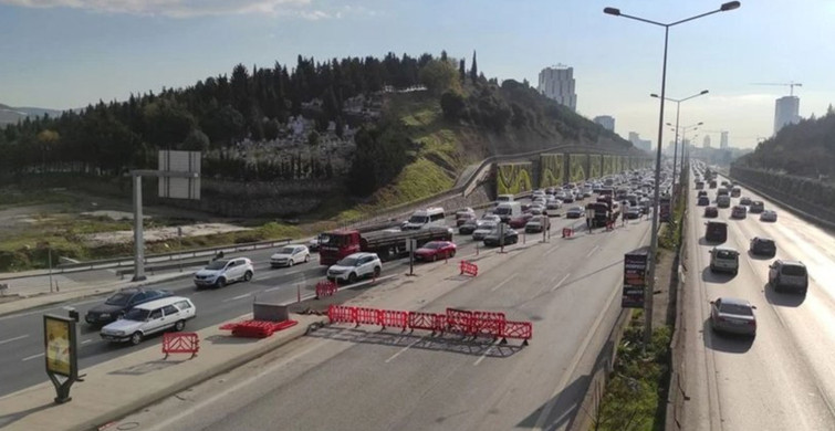 Maltepe D-100 Karayolu Yol Çalışması Nedeni İle Trafiğe Kapatıldı!