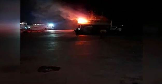 Maltepe'de Gemide Yangın Çıktı