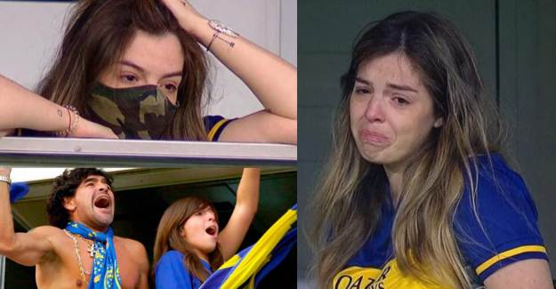 Maradona'nın Kızı Gözyaşlarına Boğuldu