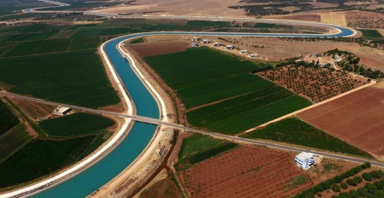 Mardin Ovası Fırat'ın Suyuyla Buluşuyor! Mardin-Ceylanpınar Ana Kanalı Tamamlandı