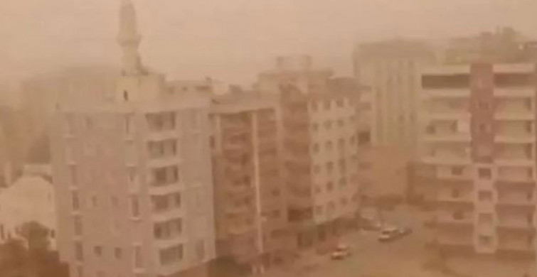 Mardin'i Toz Fırtınası Esir Aldı!