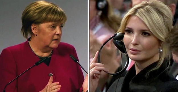 Merkel'in Sözleri Ivanka Trump'ı Kızarttı