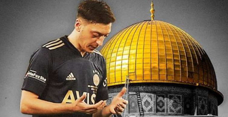 Mesut Özil Formalı Çocuktan Zalim İsrail'e Kırmızı Kart