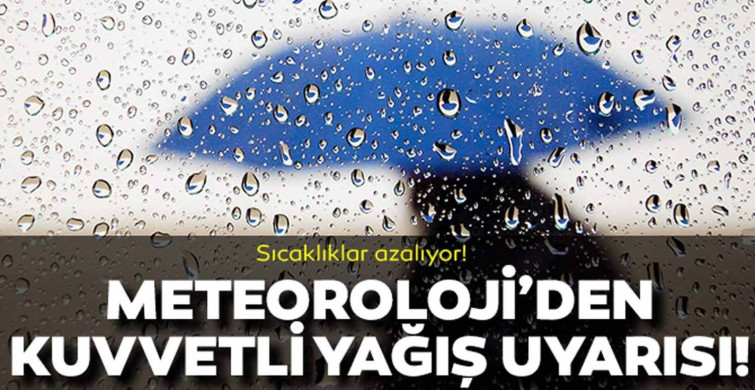 Meteoroloji  uyardı!  2 ilde toz taşınımı, 7 ilde sağanak yağış bekleniliyor