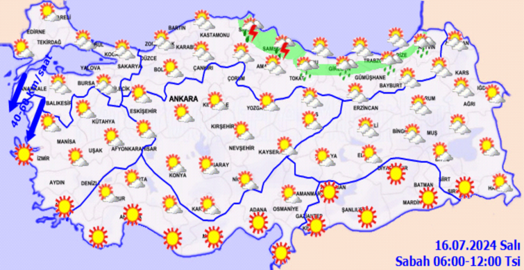 Meteoroloji'den 10 Kente 'Sarı Kod'lu Uyarı! Kuvvetli Sağanak Bekleniyor