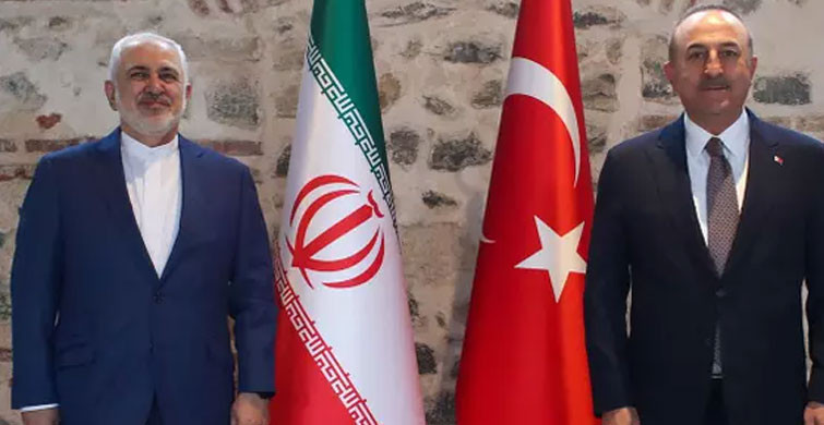 Mevlüt Çavuşoğlu ile Zarif İstanbul'da Görüştü