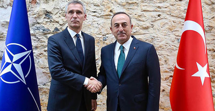 Mevlüt Çavuşoğlu, NATO Genel Sekreteri Stoltenberg'le Bir Araya Geldi