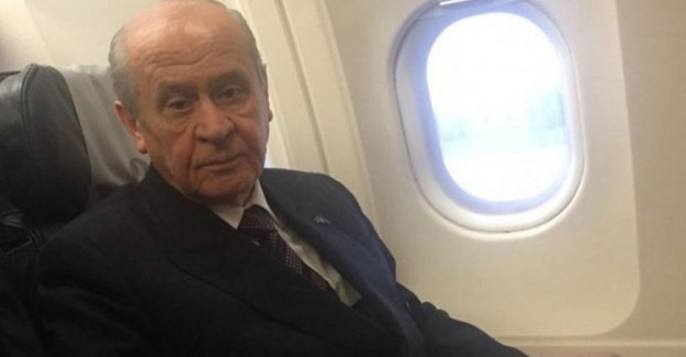 MHP Genel Başkanı Devlet Bahçeli Uçak Korkusunu Yendi