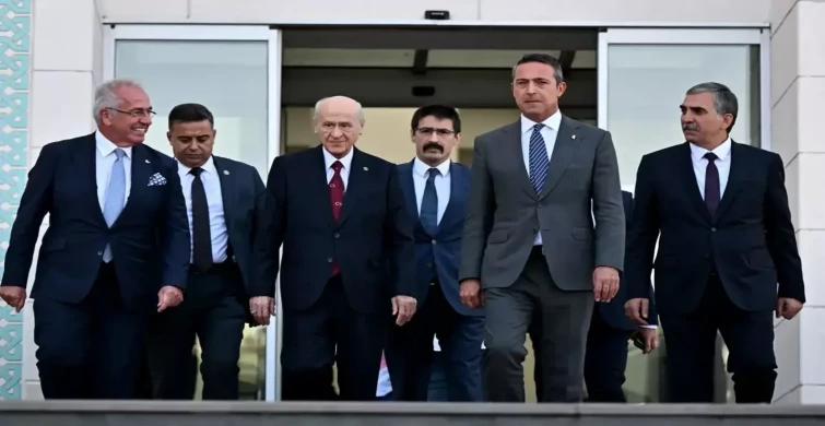 MHP Lideri Devlet Bahçeli, Fenerbahçe Başkanı Ali Koç ile Görüştü