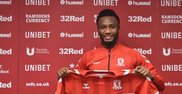 Middlesbrough, John Obi Mikel’le Sözleşme İmzaladı!