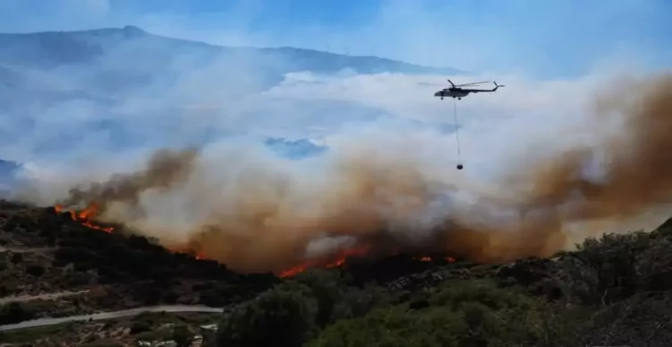 Milli Savunma Bakanlığı’ndan Orman Yangınlarına Helikopter Destek