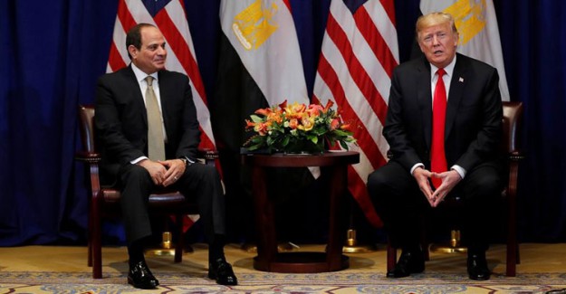 Mısır Cumhurbaşkanı Sisi'nin, ABD Başkanı Trump Karşısındaki Tavrı Dikkatlerden Kaçmadı!