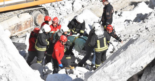 Muğla Milas'taki Maden Göçüğünden 1 İşçinin Daha Cansız Bedeni Çıkarıldı