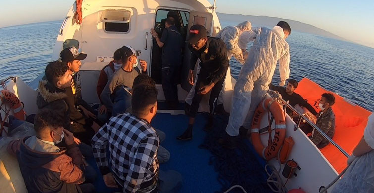 Muğla'da 25 Kaçak Göçmeni Türk Sahil Güvenliği Kurtarıldı