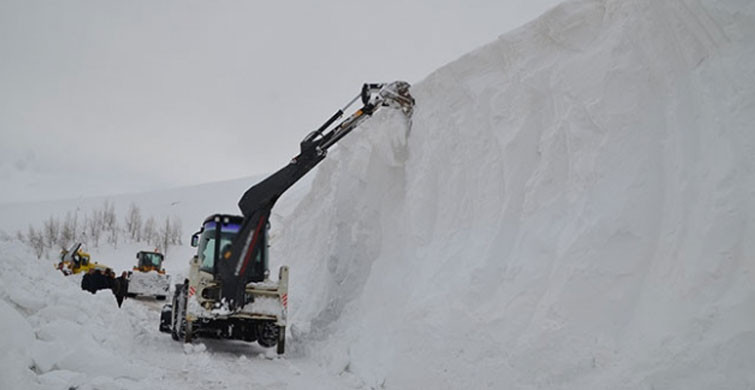 Muş’ta Kar Yağışı Nedeniyle 88 Köy Yolu Kapandı