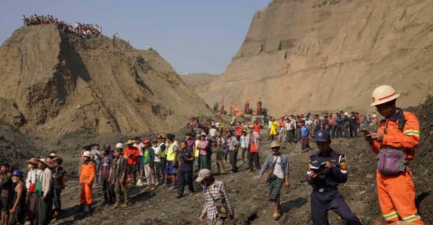Myanmar Yeşim Madeninde Heyelan: En Az 100 Ölü!