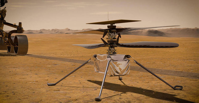 NASA Mars'ta Helikopter Uçuracak