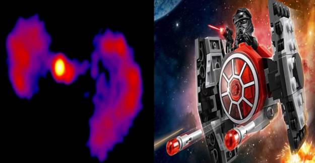 NASA, Star Wars'taki Uzay Aracına Benzer Galaksi Keşfetti