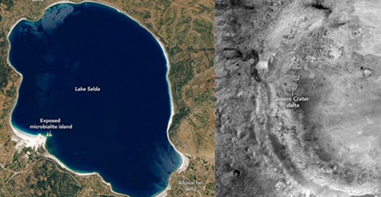 NASA Bir Kez Daha Salda Gölü'nü Görüntüledi!