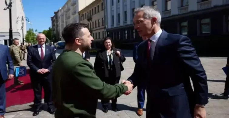 NATO Genel Sekreteri Stoltenberg'in Kiev ziyareti: Ukrayna'ya destek yolda!