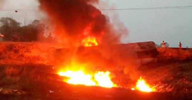 Nijerya'da Petrol Boru Hattında Patlama Oldu! 50'den Fazla Kişi Kayıp