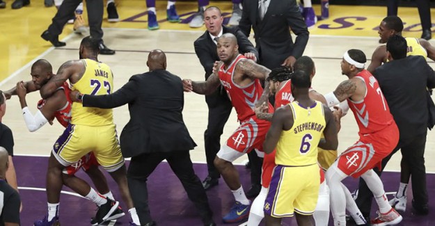 Olaylı Lakers-Rockets Maçının Bilançosu Belli Oldu!