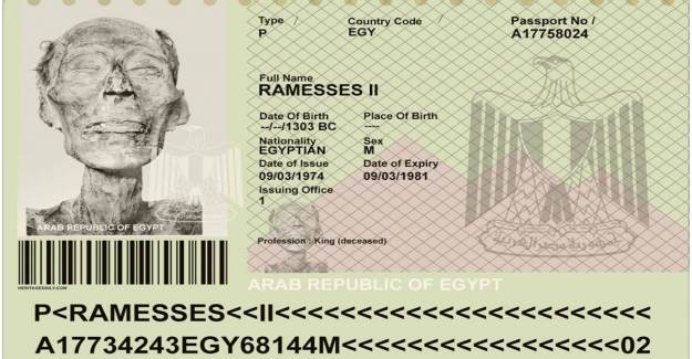 Öldükten Sonra Adına Pasaport Çıkarılan Firavun II. Ramses