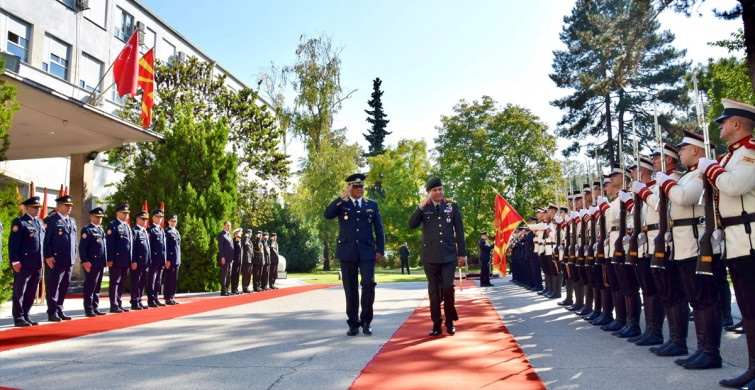 Org. Gürak, Kuzey Makedonya Genelkurmay Başkanı Lafchiski'yi Ziyaret Etti