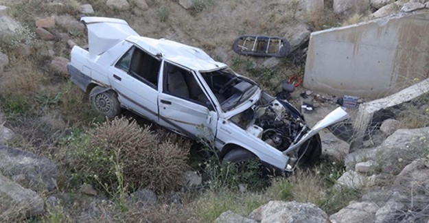Otomobilin 6 Metrelik Menfeze Uçması Sonucu 1 Kişi Hayatını Kaybetti