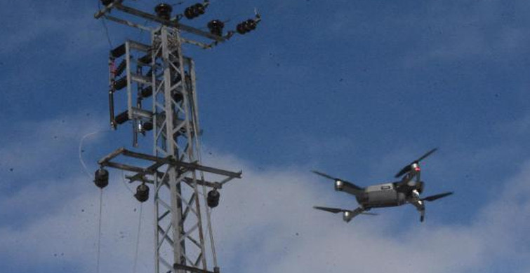 Paletli Araçlarla Karlı Dağlar Aşılıp, Dronla Tespit Edilen Arızalar Gideriliyor!