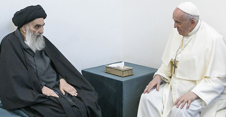 Papa Francis Ayetullah Sistani İle Görüştü