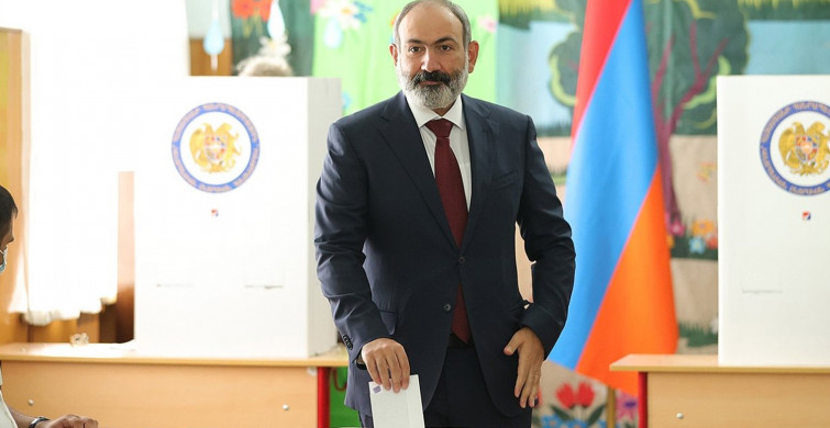 Paşinyan Oyların Yarısı Sayılmadan Zafer İlan Etti! Ermeni Halkına Teşekkür Etti