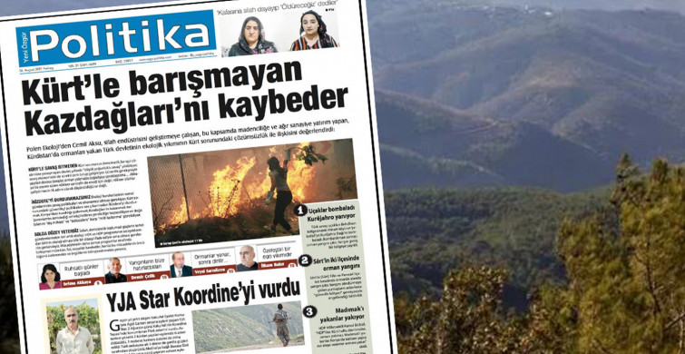 Teröristler Aklınca Türkiye'yi Kaz Dağları İle Tehdit Etti