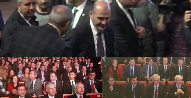 PKK Sloganları Atıldı, Bakan Salonu Terk Etti; Kılıçdaroğlu ve Demirtaş İse...
