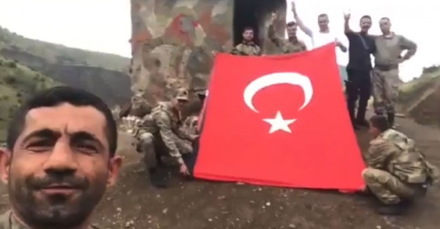 PKK'ya Soğuk Duş! Türk Bayrağı Dalgalandırlar 
