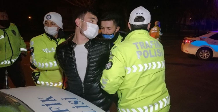Polisten Kaçan Alkollü Sürücü Ve Arkadaşından Komik Yalan!