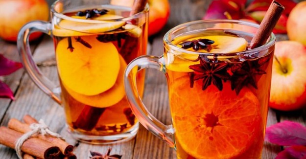 Portakal ve Tarçınlı Kış Çayı