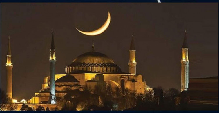 Ramazan Hilal'i görüldü mü? Rü’yet-i hilâl görüldü Süleymaniye’nin kandilleri yansın