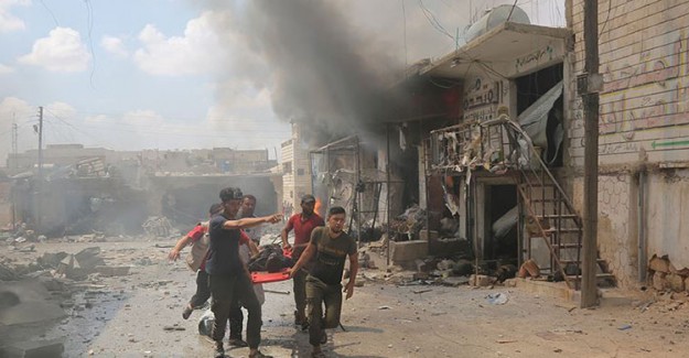 Rus Jetleri İdlib'i Vurdu: 17 Ölü 