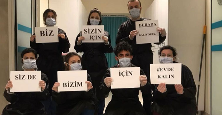 Sağlık Çalışanları Kamera Karşısına Geçip Türkü Söyledi