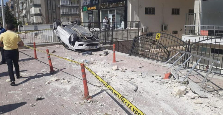Şanlıurfa’da Kaldırımda Yürüyen Kıza Otomobil Çarptı