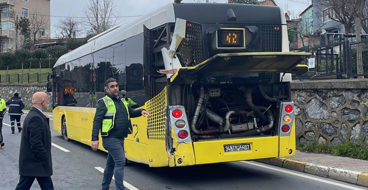 Sarıyer’de çöp kamyonu İETT otobüsüne çarptı: Ağır yaralılar var!
