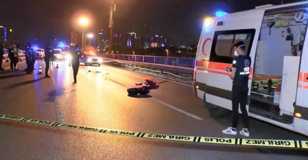 Sarıyer'de Motosiklet Kazası! Sürücü Hayatını Kaybetti