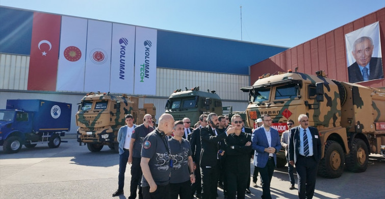 Savunma Sanayii Başkanı Görgün, Koluman Otomotiv'i Ziyaret Etti