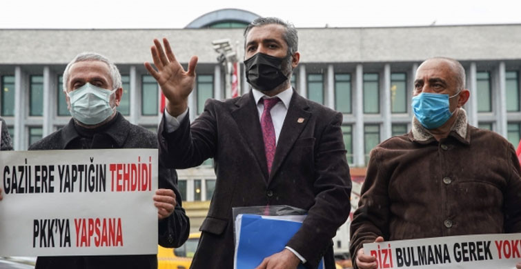 Şehit Yakını ve Gazilerden İmamoğlu'na Protesto