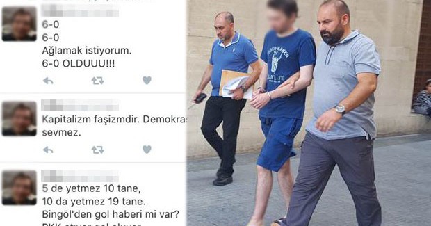 Şehitlerle Dalga Geçip 'PKK Şov Yapıyor' Yazan Kişi Tutuklandı