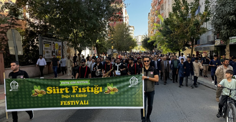 Siirt Fıstığı Doğa ve Kültür Festivali Başladı