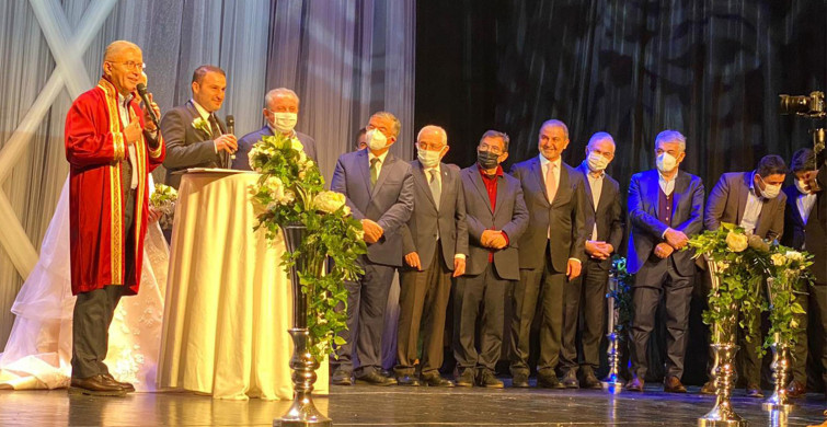 Sivas Eski Milletvekili Ali Turan’ın Oğlu Selim Turan ile Erva Uzun Dünya Evine Girdi