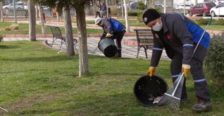 Soma'da Bahar Temizliğine Başlandı